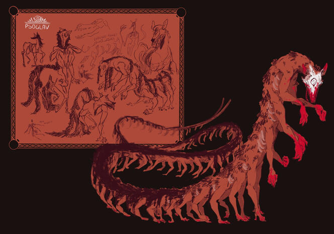 Psoglav (corpse eater)