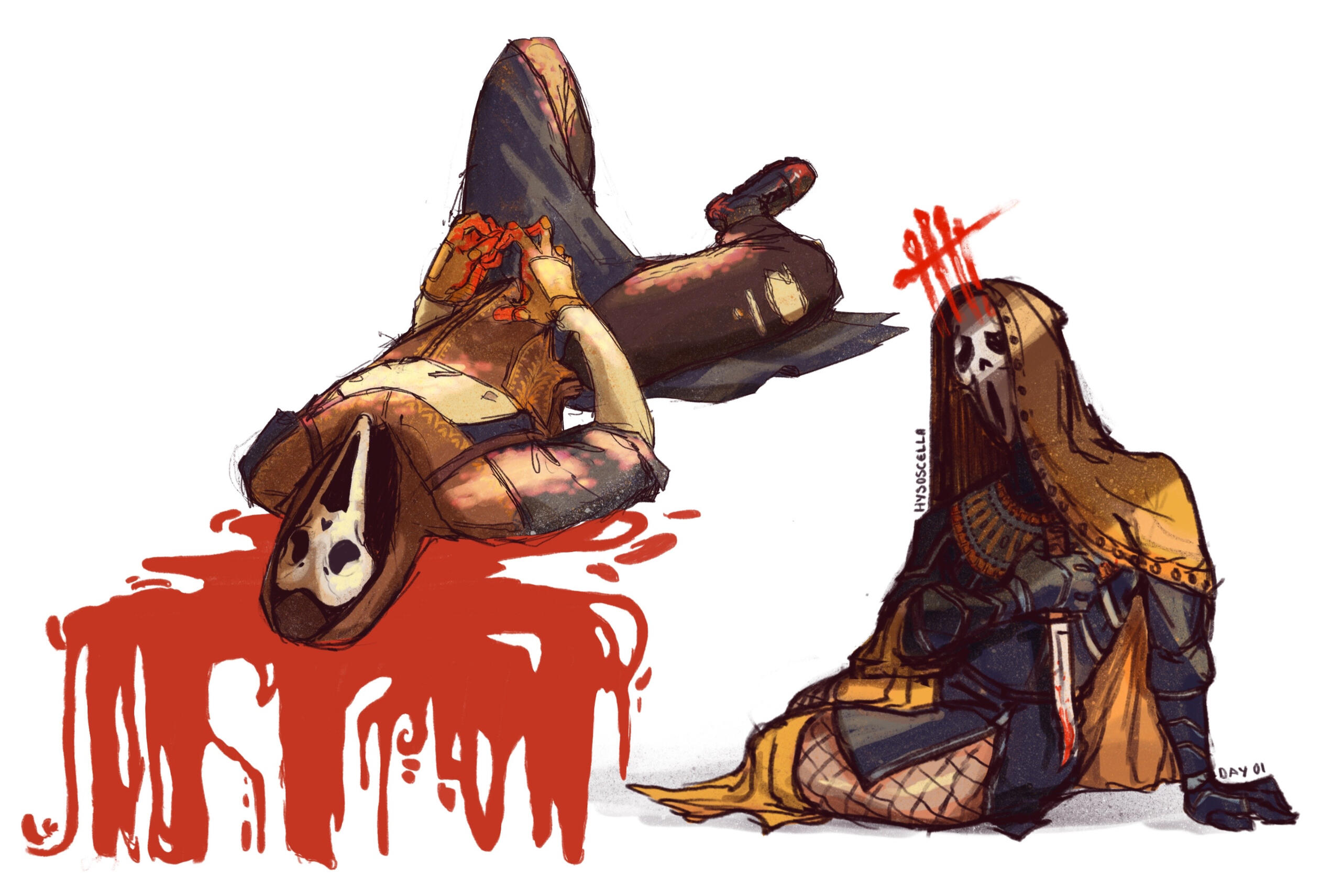 Ghostie Daily Sketch 1+2