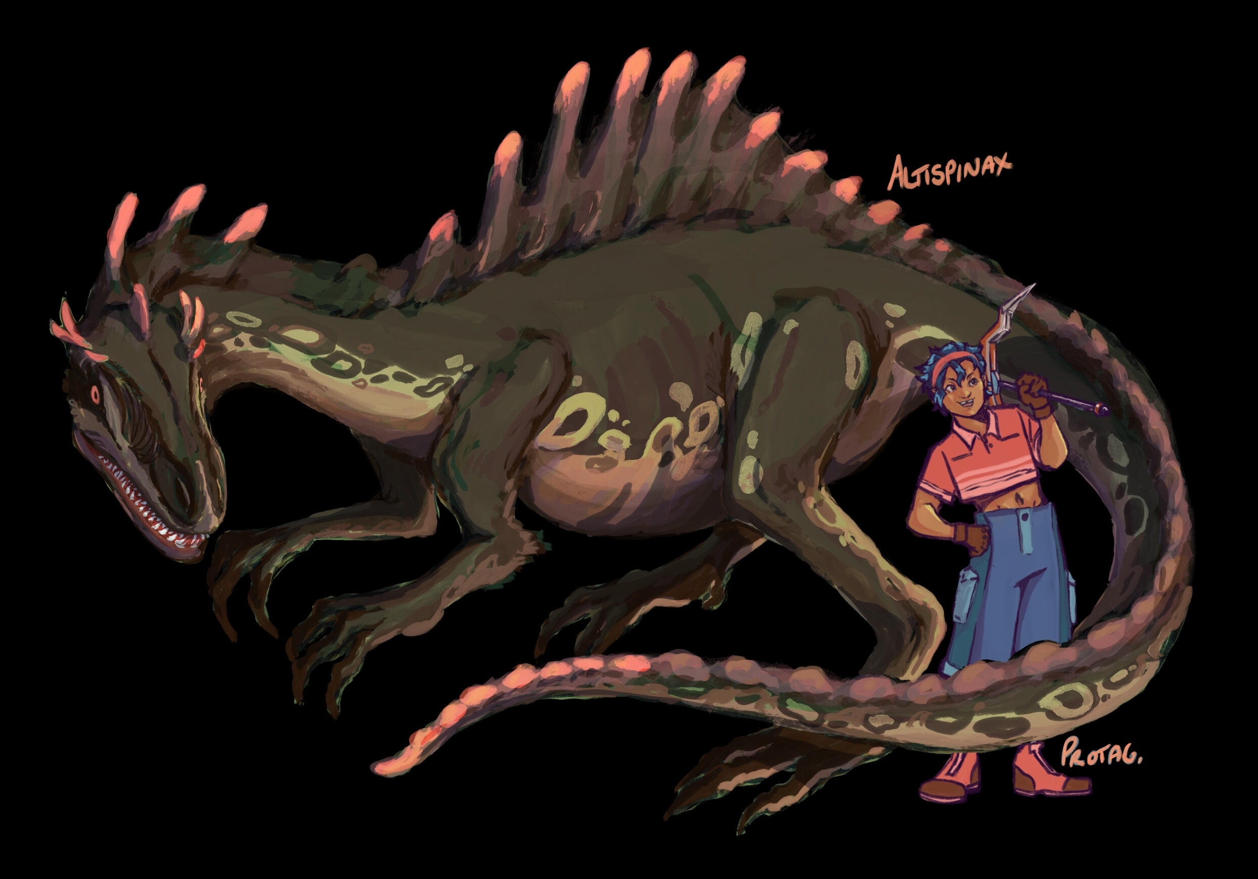 Fossil Fighters Redesigns Protag Team